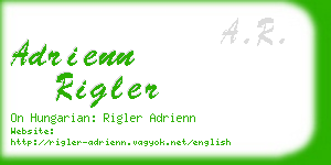 adrienn rigler business card